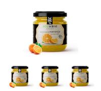 Drasanvi ECOSANA MERMELADA DE NARANJA CON SIROPE DE AGAVE CERTIFICADO BIO by - 60% FRUTA - VEGANO - SIN GLUTEN - 260g (Paquete de 4)