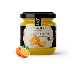 Drasanvi ECOSANA MERMELADA DE NARANJA CON SIROPE DE AGAVE CERTIFICADO BIO by - 60% FRUTA - VEGANO - SIN GLUTEN - 260g