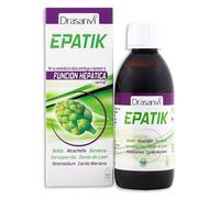 DRASANVI Epatik con Colina, Desmodium, Cardo Mariano y Otros Extractos| Para la Función Hepática | Desintoxicación y Depuración del Organismo | Contiene Vitamina B6 | 250 ml = 8 Días| Sabor Limón
