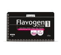 Drasanvi FLAVOGEN BIFASE 1, Ayuda a Regular la Actividad Hormonal, Día: Aceite de Onagra, Maca, Lúpulo, Vitamina A, B6 y D, Noche: Pasiflora, Espino Blanco, Lúpulo, Fitoestrógenos, 60 Cáps. = 30 Días