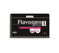 Drasanvi FLAVOGEN BIFASE 1, Ayuda a Regular la Actividad Hormonal, Día: Aceite de Onagra, Maca, Lúpulo, Vitamina A, B6 y D, Noche: Pasiflora, Espino Blanco, Lúpulo, Fitoestrógenos, 60 Cáps. = 30 Días