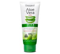 DRASANVI Gel de Aloe Vera con Árbol de Té y Vitamina E | Regenerador Natural para la Piel 100% Natural | Hidratante para el Cuerpo y Rostro | Repara, Calma y Protégé,0% Perfumes y Parabenos,200 ml