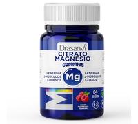 DRASANVI GOMINOLAS DE CITRATO DE MAGNESIO| Para el cansancio y la fatiga | Articulaciones fuertes | Magnesio gominolas Sabor Frambuesa | Sin Azúcar |45 gominolas magnesio = 45 días | Magnesio Gummies