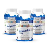 DRASANVI gominolas de Melatonina | Ayudan a dormir | Sueño de Calidad | 1,9mg de melatonina cada una |Vegano | Sabor Ciruela | 3x 60 Gominolas para dormir