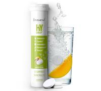 Drasanvi Hydrop Electrolitos Efervescentes | Sin Azúcar | Hidratación Rápida con Magnesio, Potasio y Sodio | Vitaminas C, B6 y B12 | Recuperación Muscular y Energía | Sabor Mango | 18 Comprimidos