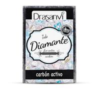DRASANVI JABÓN CARBÓN VEGETAL - Propiedades purificadoras e hidratantes que ayudan a eliminar impurezas - Ideal para pieles con acné - VEGANO - 100g