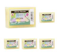DRASANVI JABÓN DE ARGÁN - HIDRATANTE - VEGANO - 100g (Paquete de 5)