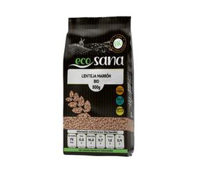 Drasanvi Lenteja Marrón Bio 500 g Ecosana | Lentejas Ecológicas de Agricultura Orgánica | Alta en Proteína y Fibra | Legumbre Natural para Estofados, Sopas y Recetas Saludables