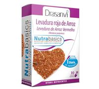 DRASANVI Levadura Roja de Arroz (Monascus purpureus) |2,9 mg de Monocolina K| Contribuye a Mantener los Niveles Normales de Colesterol |Cápsulas Vegetales |30 Cápsulas = 30 Días