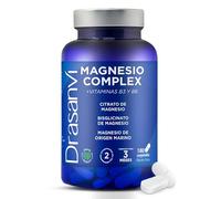 DRASANVI MAGNESIO COMPLEX | Magnesio Bisglicinato + Citrato de Magnesio + Magnesio Marino | Con Vitamina B3 y B6 | 250 mg por comprimido | Magnesio Alta Absorción | 180 comprimidos = 90 días