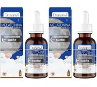 DRASANVI Melatonina Pura de 1,9 mg |Ayuda a Conciliar el Sueño| Potente Antioxidante| Ayuda en la Producción de la Hormona del Crecimiento (GH)| Rápida Absorción| Envase 50 ml: 31 Días| Sabor Limón