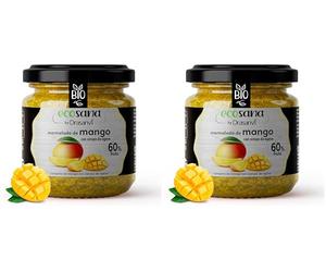 Drasanvi Mermelada Extra Mango S/Azucar Bio 260G Ecosana 260 g (Paquete de 2)