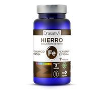 DRASANVI MINERAL BISGLICITANO DE HIERRO FERROCHEL - Mineral esencial relacionado con numerosas funciones - VEGANO - SIN GLUTEN - 90 comprimidos