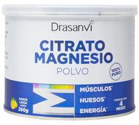 DRASANVI CITRATO DE MAGNESIO EN POLVO | Para el cansancio y la fatiga | Citrato de magnesio en polvo| Articulaciones fuertes | Sabor Limón| 200 Gr = 125 días | Magnesium Citrate