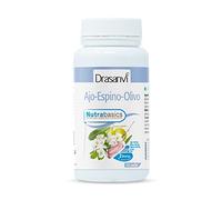DRASANVI NUTRABASICS AJO-ESPINO-OLIVO - Ayuda al bienestar cardiovascular y a la tensión - SIN GLUTEN - 120 perlas