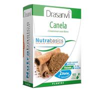 DRASANVI NUTRABASICS CANELA - Ayuda en problemas digestivos - VEGANO - SIN GLUTEN - 60 cápsulas vegetales