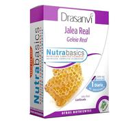 DRASANVI NUTRABASICS JALEA REAL - Rica en vitaminas, minerales y aminoácidos esenciales - Se utiliza Jalea Real liofilizada - SIN GLUTEN - 30 cápsulas vegetales