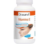 DRASANVI NUTRABASICS VITAMINA E - Contribuye a la protección de las células frente al DAÑO OXIDATIVO - SIN GLUTEN - 30 perlas