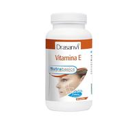 DRASANVI NUTRABASICS VITAMINA E - Contribuye a la protección de las células frente al DAÑO OXIDATIVO - SIN GLUTEN - 30 perlas