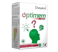 DRASANVI Optimem Forte con Fosfatidilserina, Fosfatidilcolina y Aminoácidos| Sistema Nervioso y rendimiento intelectual | con Vitaminas del Grupo B, ácido fólico y Selenio |45 Cápsulas = 22 Días
