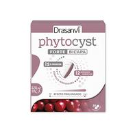 Drasanvi PHYTOCYST con Arándano Rojo Americano 120 mg PAC-A | para el Sistema Inmunitario y Urinario| con Arándano Rojo y Vitamina C | 30 Comprimidos