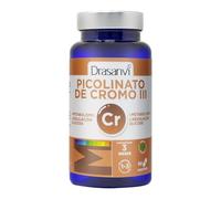 Drasanvi Picolinato de Cromo 200 mcg | 90 comprimidos | Metabolismo de Macronutrientes | Mantenimiento de Niveles Normales de Glucosa | Función de Normal de la Insulina | Vegano, Sin Gluten