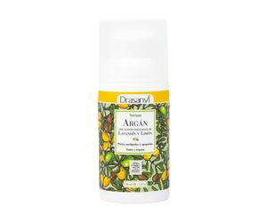 DRASANVI SÉRUM FACIAL DE ARGÁN CERTIFICADO BIO - Aceite vegetal de Argán + Aceites esenciales de Lavandín y Limón + Aloe Vera - VEGANO - 30ml