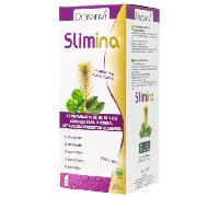 DRASANVI Slimina | Extractos Vegetales Reforzados con L-Carnitina, Fibra y Vitaminas |Cola de Caballo + Alcachofa + Té Verde | Ayuda a Eliminar Líquidos y a un Correcto Metabolismo| 500 ml
