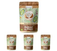 DRASANVI SUPERALIMENTO AZÚCAR DE COCO CERTIFICADO BIO - Bajo Índice Glucémico - No altera en exceso los niveles de azúcar en sangre - VEGANO - SIN GLUTEN - 300g (Paquete de 4)