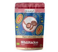 DRASANVI SUPERALIMENTO SHIITAKE CERTIFICADO BIO - Fuente de proteínas - Ato contenido en fibra y minerales - VEGANO - SIN GLUTEN - 125g