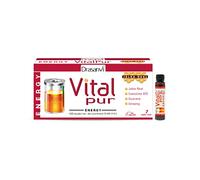 DRASANVI VITALPUR ENERGY - Jalea Real + Ginseng + Guaraná + Hierro + Vitaminas B3, B5, B1, B6, B2 - 7 viales de 15ml