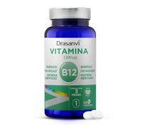 Drasanvi Vitamina B12 1200 µg Metilcobalamina | 90 Comprimidos | Drasanvi | B12 metilcobalamina 1200 µg: reduce el cansancio, apoya sistema nervioso e inmune | 90 comprimidos Vegano
