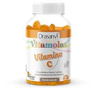 DRASANVI VITAMINA C | Vitaminas que ayudan al normal funcionamiento del sistema inmunitario | Cansancio y Fatiga |Vitamina C SIN AZÚCAR | Adultos y niños |160mg al día | Sabor Naranja | 60 Gominolas