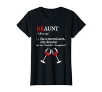 Draunt Shirt Drunk Aunt Funny Wine Lover Aunt Camiseta