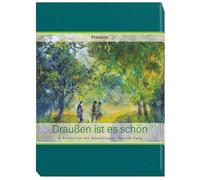 Draußen ist es schön: 10 Faltkarten mit Umschlägen von Renate Kuby