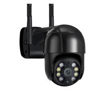 DRAUXI Cámara IP 4K de 8MP, cámara con detección Humana Ai 5MP, 1080P, Zoom Digital 5X, PTZ for Exteriores, CCTV Seguimiento 3MP Detección de Movimiento(8MP Add 128G Card)