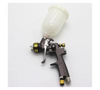 DRAUXI Pistola pulverizadora de 1,3 mm, pistola pintura MiNi, con alimentación por gravedad, vaso 600 ml, pulverizador Alta tasa de transferencia
