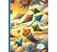 Draw and Write Notebook: Colorful Kites Design