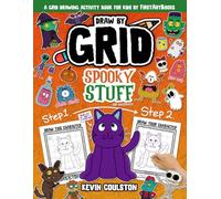Draw by Grid: Spooky Stuff for Halloween: A Grid Drawing Activity Book for Kids from FirstArtBooks