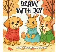 Draw With Joy Adult Coloring Book for Women - Spirits of the Woodland: Relaxing Journey to Calm Your Mind and Relieve Stress - Explore 25 Beautiful Designs of Nature (Draw With Joy Coloring Series)