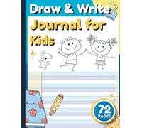 Draw & Write Journal for Kids: Half Lined Half Blank Notebook with Color-Coded Lines for Hand Writing Practice | Ideal for Dysgraphia, Dyslexia, Aspergers & ADHD Kids