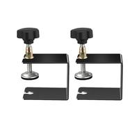 Drawer Aid, Mounting Clamps, Rustproof Portable Stainless Steel Fixing Brackets with Blossom Handle, 2pcs Panel Support Tool for Cabinet Woodworking Projects, 2.87x1.97x4.33 pulgadas