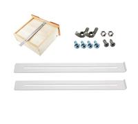 Drawer Bottom Repair Kit - Heavy Duty Anti Sagging Quick Release | Drawer Slide Mounting Bracket Set - for Reinforcing Repairing Wooden MDF Chipboard Kitchen Dresser Cabinet