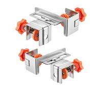 Drawer Front Clamps, Adjustable Mounting Clips, Stainless Steel Positioning Jig, 17.5x9.5x11cm, Fast Face Alignment Tool, Anti-Slip Clamp Design Kitchen Carpentry Workshop Use