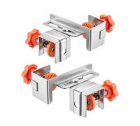 Drawer Front, Installation Clamps, 2X Fixing Clamp Cabinets, Adjustable Stainless Steel Clip, Positioning Tool for Woodworking, Cabinet Making, Workshop Projects