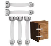 Drawer Locks Proofing Cosmetic, Child Proof Cabinet Locks Safety, Rotatable Appliance Security Tool with Premium Build, Home Care System with Smart Design, Smooth Protective Aid, Reliable