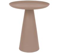 Drawer Mesa auxiliar redonda de aluminio ø34,5cm - Rosa