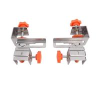 Drawer Panel Fixing Clamps | 410 Stainless Steel Installation Fixture for Large Drawers | Stable Clamping for Woodworking/Furniture Making | 2 Pairs with Thickened Gaskets