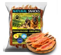 Drawer Props Pets - Palitos de Piel de Vacuno con Filete de Pollo - 500 g | Aprox. 16 Filetes- Chuches para perros - Snacks y premios para perros