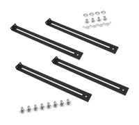Drawer Repair Kit Support Bracket Hardware Set for Wooden Cabinet Drawers, Furniture Reinforcement Bracket with Screws for Bottom Sag Fixing 13-24 Inch(2 Set)